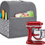 Funda batidora Kitchenaid 6-8qt con mango bolsillos gris