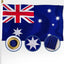Bandera Australia 3x5ft doble cara nailon 210D estrellas