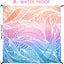 Manta playa impermeable poliéster 4 estacas viajes