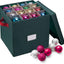Caja almacenamiento cubo 64 compartimentos navidad verde