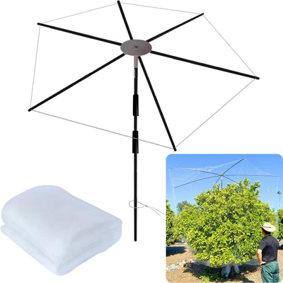 Kit marco red fibra vidrio 50x50ft cubierta jardín