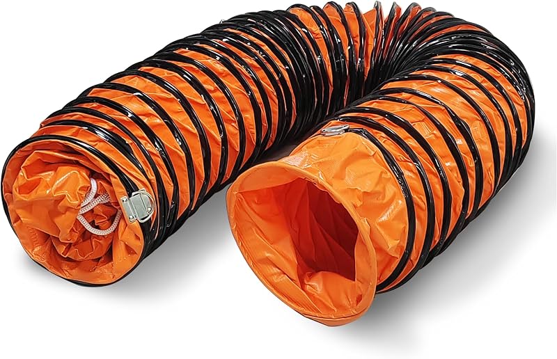 Manguera PVC 32ft cuerda ajustable ventilador escape