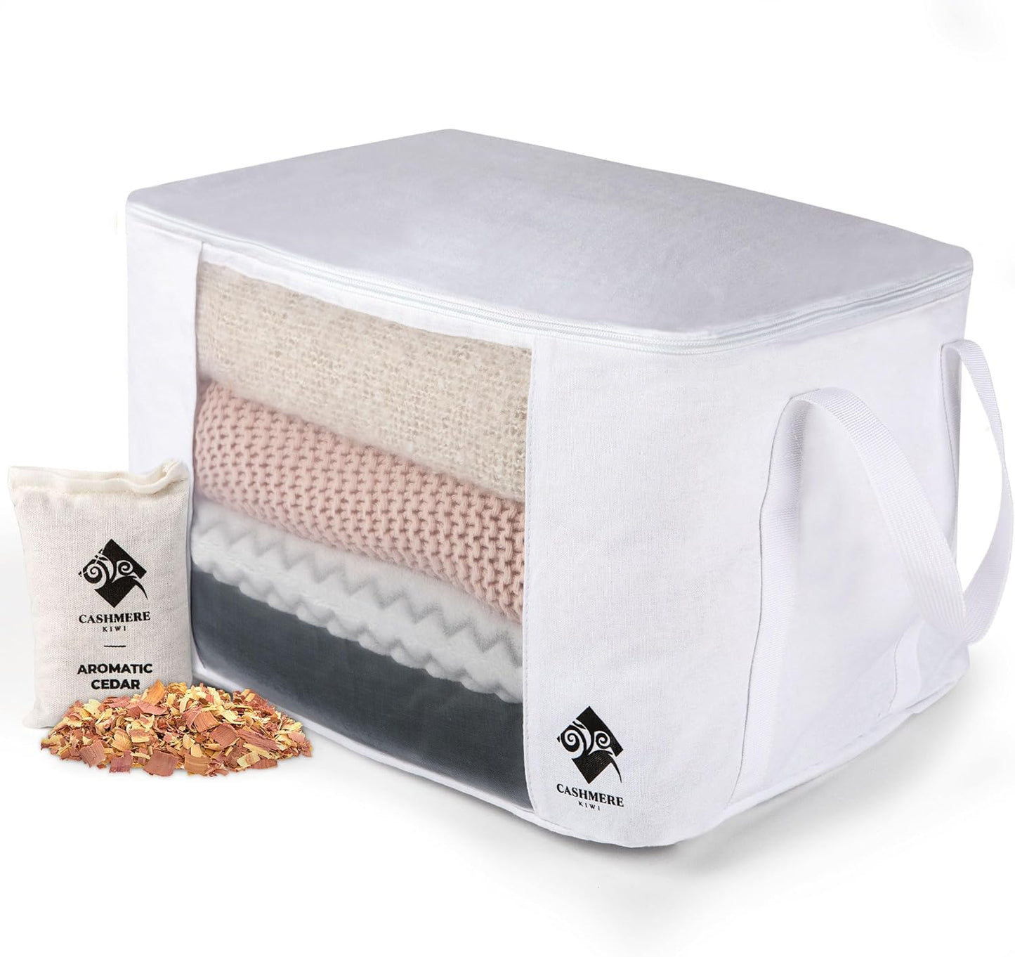 Bolsa almacenamiento suéter cachemira transpirable lavable