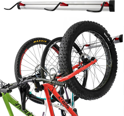 Soporte pared 3 bicicletas ajustable para garaje hogar