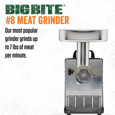 Molinillo carne eléctrico acero inox Big Bite
