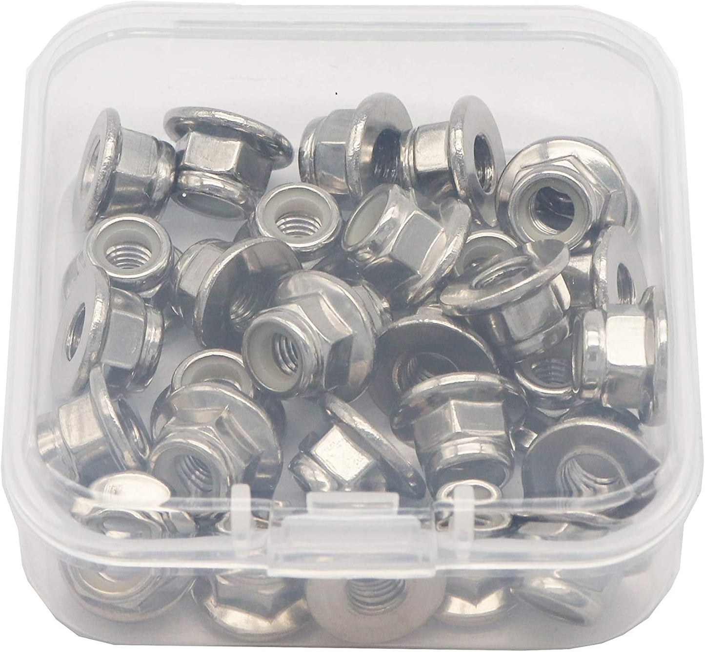 30 Pzas Tuercas Auto Bloqueo M5 Acero Inox 304