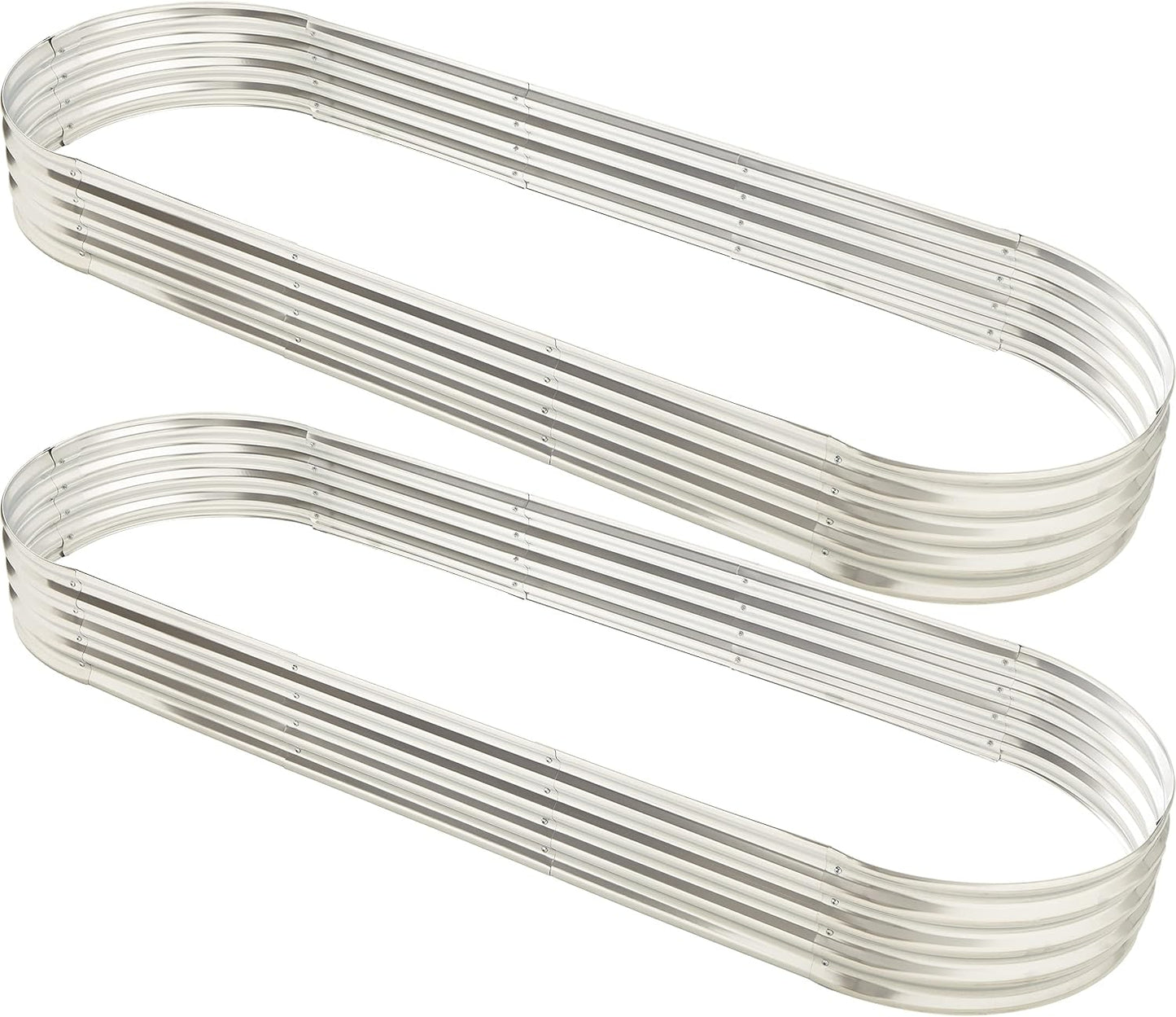 Jardinera elevada metal jardín 9x3ft 2uds