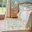 Alfombra Floral 3x5pulg Lavable Antiderrapante