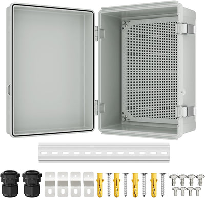 Caja eléctrica WiFi Nema 4 acero inox 15.7x11.8x7.1