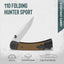 Navaja plegable Hunter Sport 3-3/4 acero S35VN aluminio