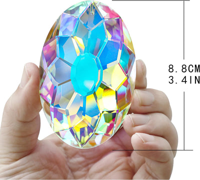 Atrapasoles cristal revestimiento AB colgante para ventana arcoíris