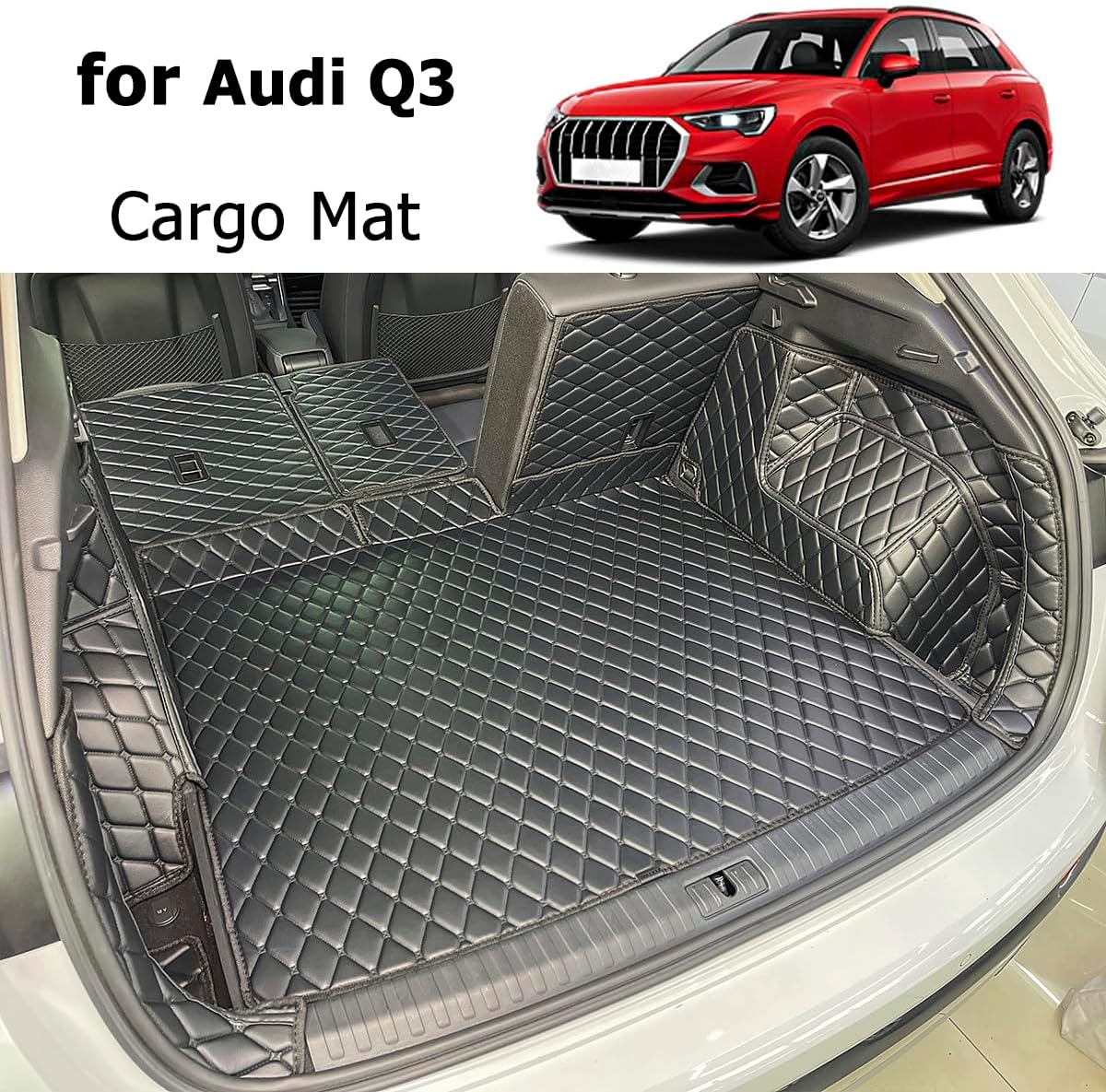 Alfombrilla carga Audi Q3 18-24 con paneles traseros
