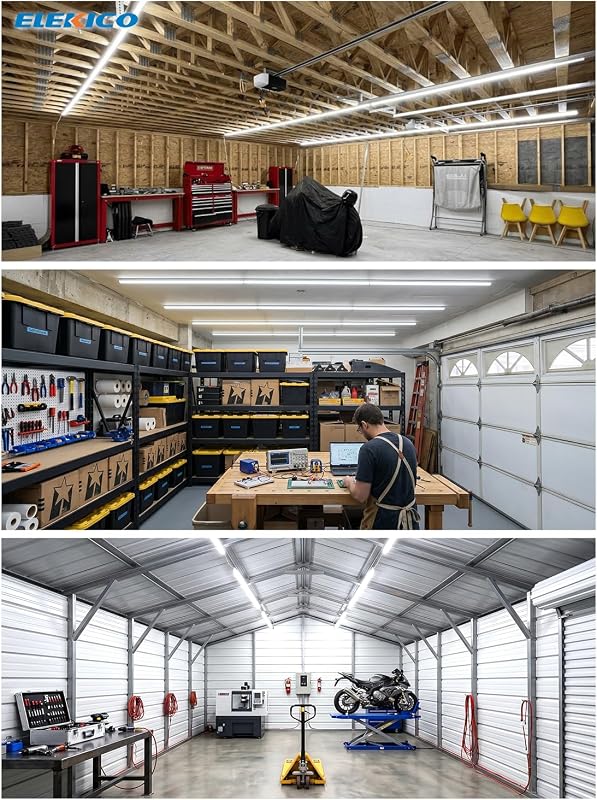 6 Luces Tienda LED 8ft 100W 15000lm Vinculables