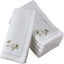 Set 6 servilletas bordadas magnolia cosido a mano