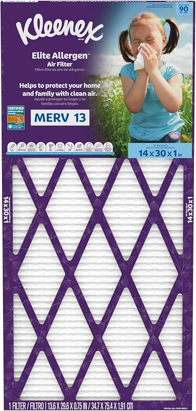 Filtro aire alérgenos 14x30" MERV 13 pack 2