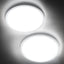 2 Lámparas LED Techo 6000K Blanco Frío 24W 2400lm