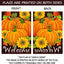Bandera jardín calabazas girasoles 12x18"
