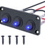 Interruptor basculante 12V impermeable para coche camión