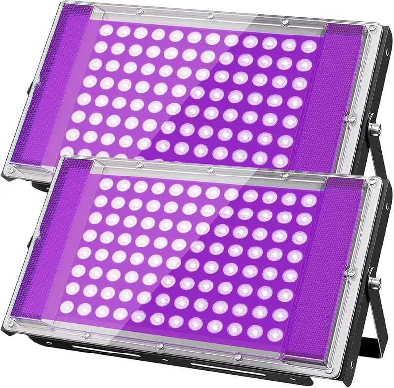 Luz LED negra 100W UV 385nm IP66 para fiestas y decoración