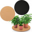 2 Posavasos Corcho 18" Doble Capa Tapete Plantas