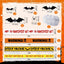 Kit decoración Halloween 99 pzas cinta telarañas arañas 3D
