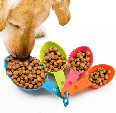 Cucharas medidoras para mascotas 4 pzas hogar