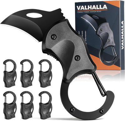 Navaja bolsillo pequeña regalo hombres accesorios EDC negro