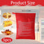 Bolsas reutilizables para cocinar papas en microondas rojas de 4 minutos