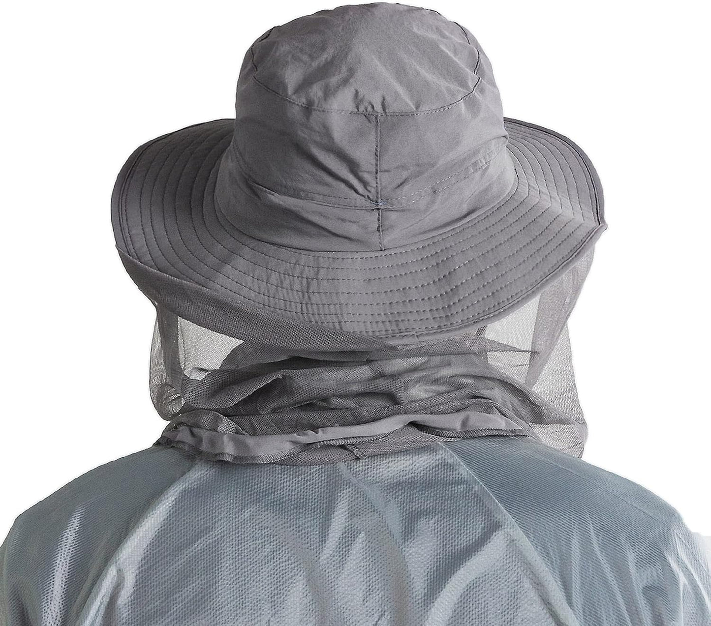Sombrero pesca protección solar red mosquitos malla oculta
