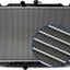 Montaje motor refrigerante aluminio radiador para Rogue