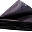 Lona polietileno negra resistente 15x15ft 6oz