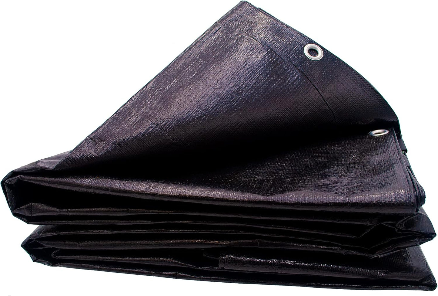 Lona polietileno negra resistente 15x15ft 6oz