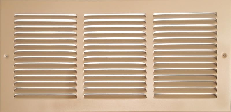 Rejilla aire retorno acero 24x10" marrón