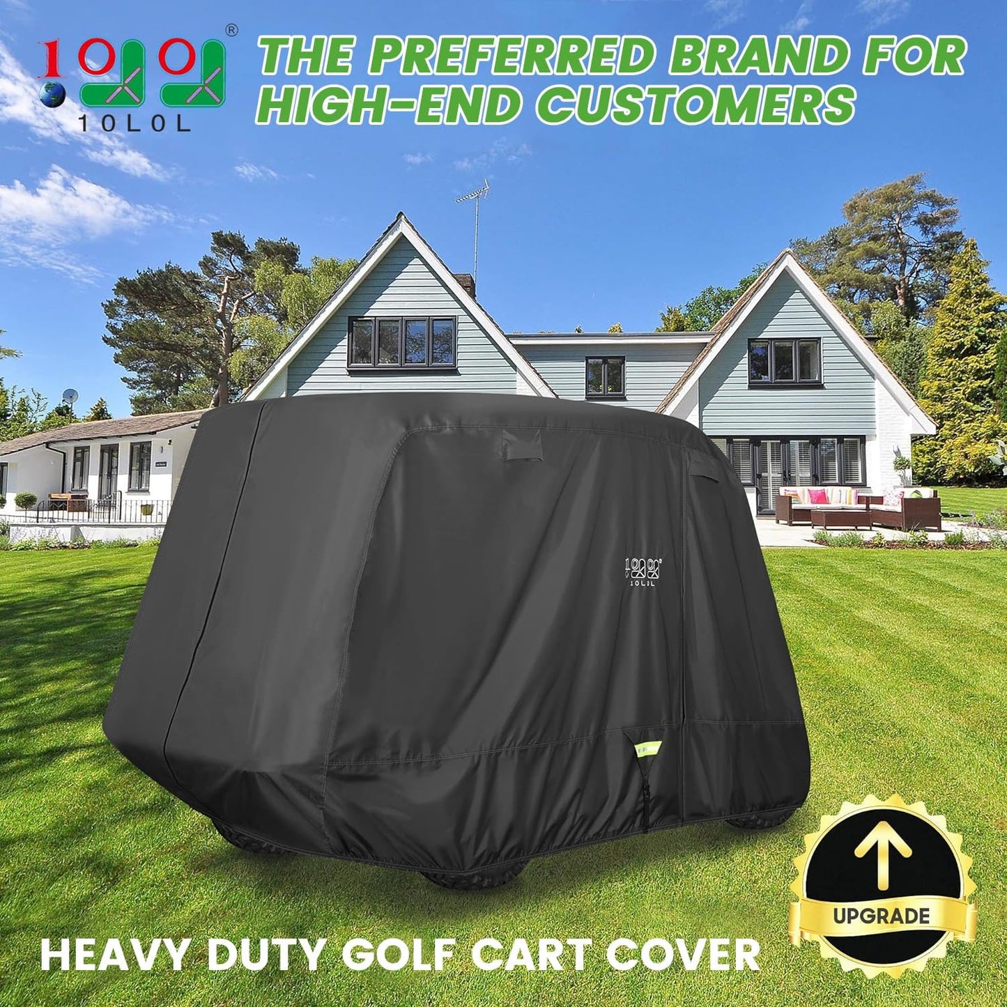 Fundas carrito golf Yamaha EZGO 600D impermeables 3