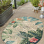 Alfombra área ovalada Kula 4x6ft multi/gris