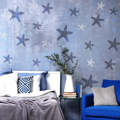5 Plantillas Plástico Estrella Mar 3.5-13.4pulg Decoración