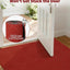 Alfombra roja pasillo 3ft11x9ft10 antiderrap