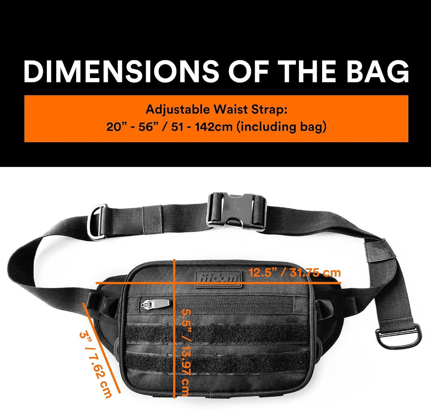 Riñonera multifuncional EDC para hombres