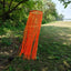 Cinta decorativa con borlas 37.5pulg naranja