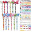 Set 380 estacas jardín con cuentas mariposa varilla 12"