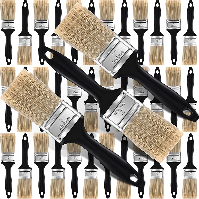 48 Pzas Pincel Pintura Ancho 2" Madera Cubierta Muebles