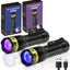 Linterna UV 365-395nm LED recargable mini detector orina mascotas