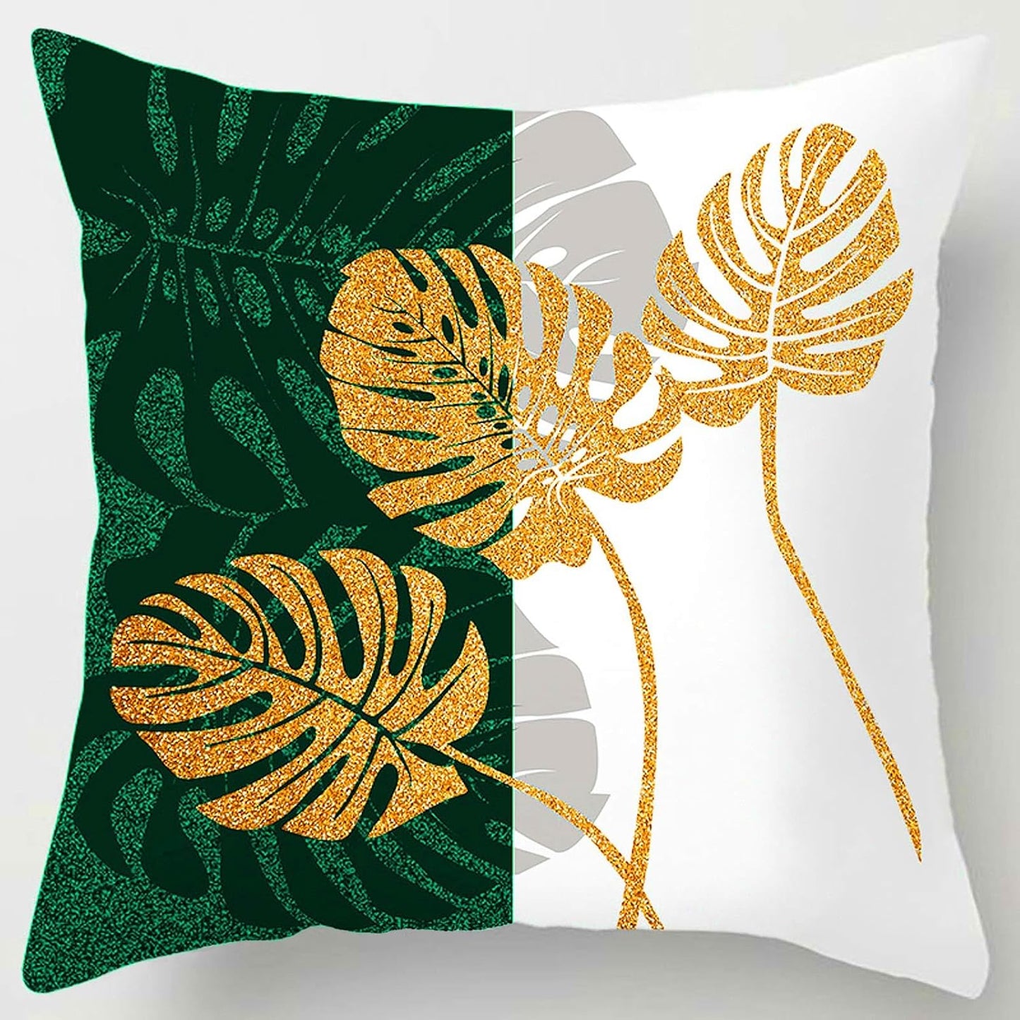 4 Fundas Almohada Exteriores 18x18" Lino Impermeable