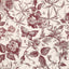 Papel pintado autoadhesivo rosa con mariposa 15.7x787.4"