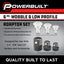 Set adaptadores llave oscilante enchufe 1/4 3/8 1/2"