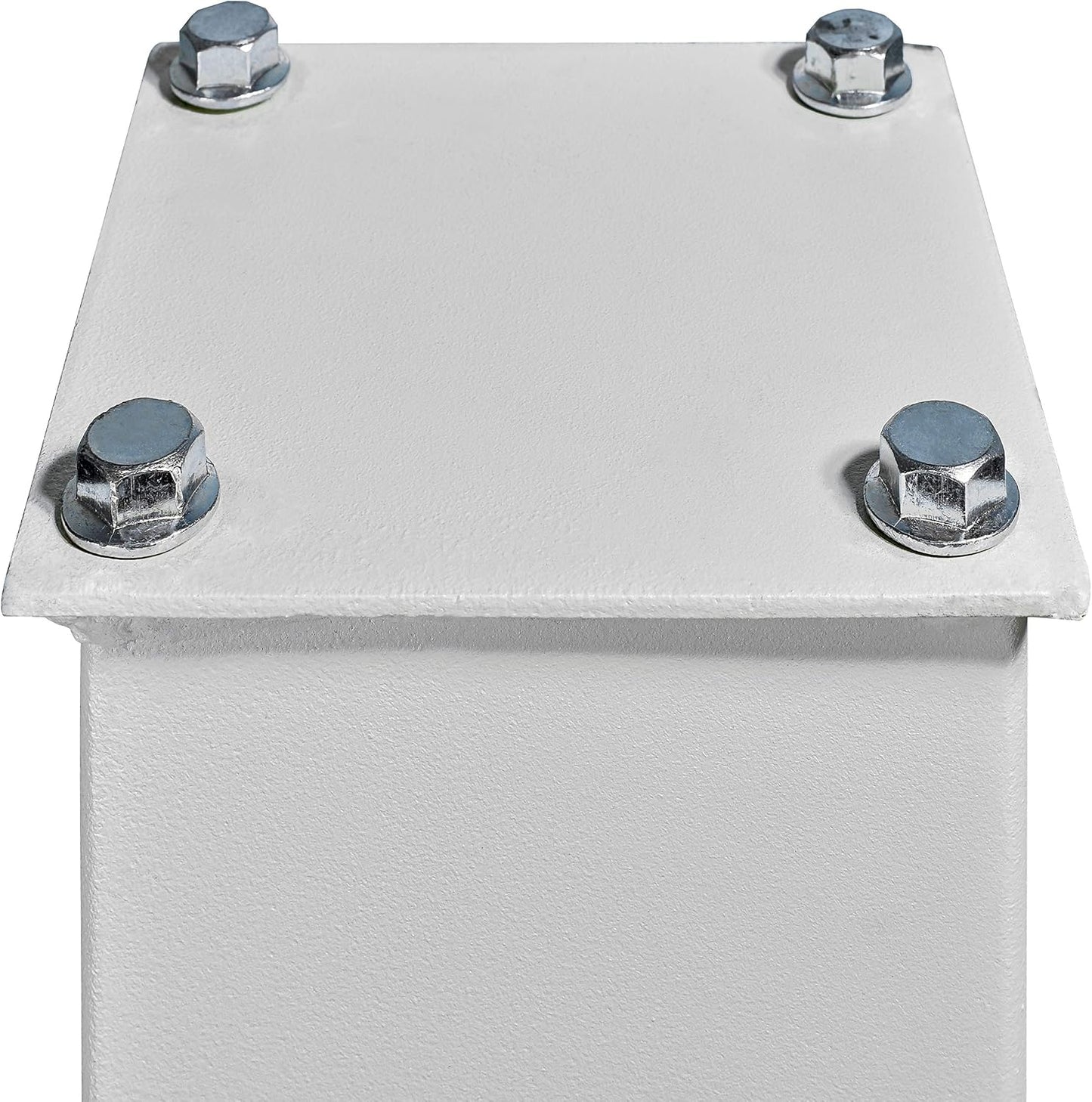 Poste buzón montaje superficie 27pulg color blanco crema