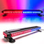 Barra luz LED rojo azul 54 luces emergencia
