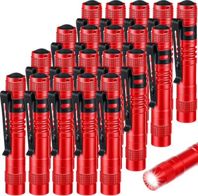20 Pzas Linterna Bolígrafo Regalo Navidad Hombres Rojo