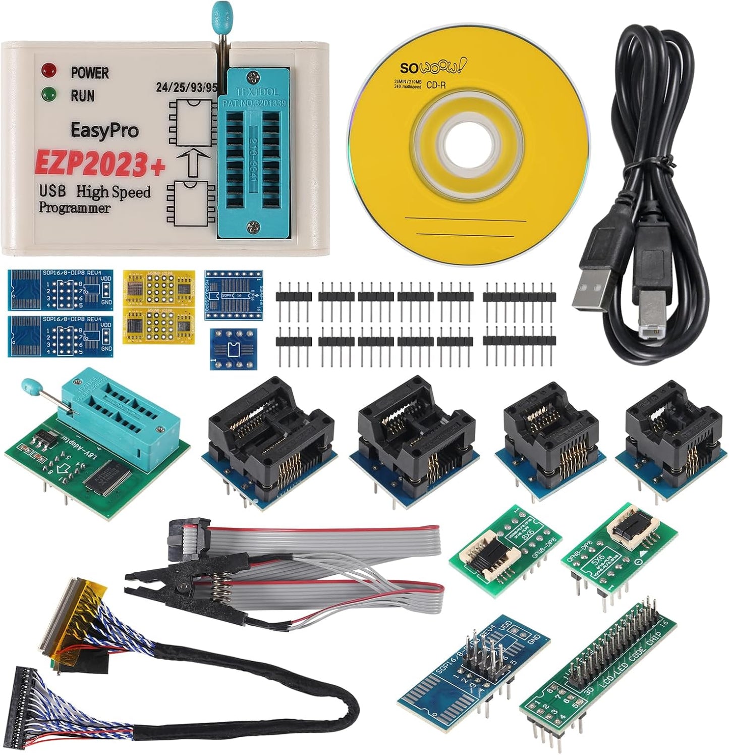Programador USB EEPROM Flash 24/25/93 BIOS