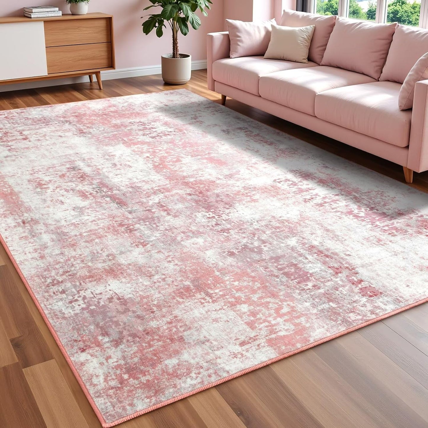 Alfombra Abstracta 3x5ft Antiderrap Dormitorio